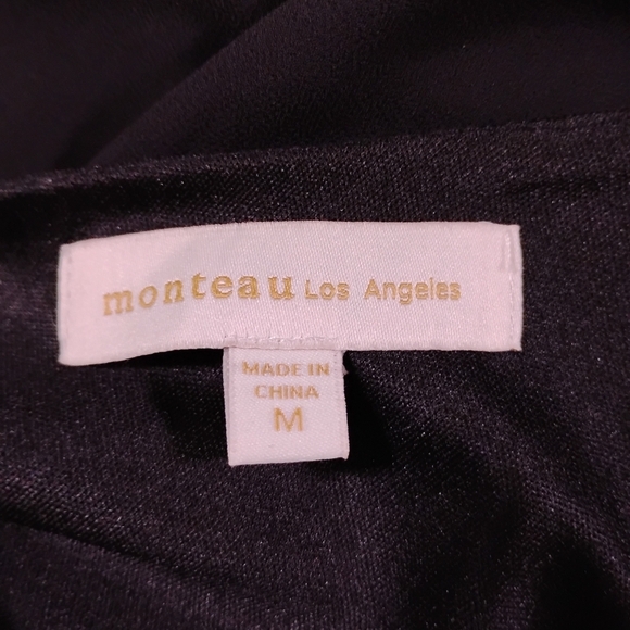 Monteau Spaghetti Strap Black Dress - Picture 7 of 7